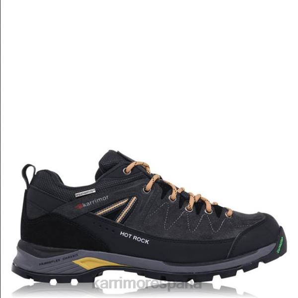 calzado Karrimor zapatos bajos para caminar hot rock carbón/amarillo hombres L60N83