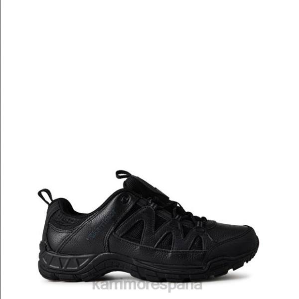 calzado Karrimor zapatos para caminar de cuero cumbre negro hombres L60N80